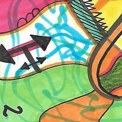 419-shapeshifter mutations-random combination images-4 way art by david f j&nbsp;woods